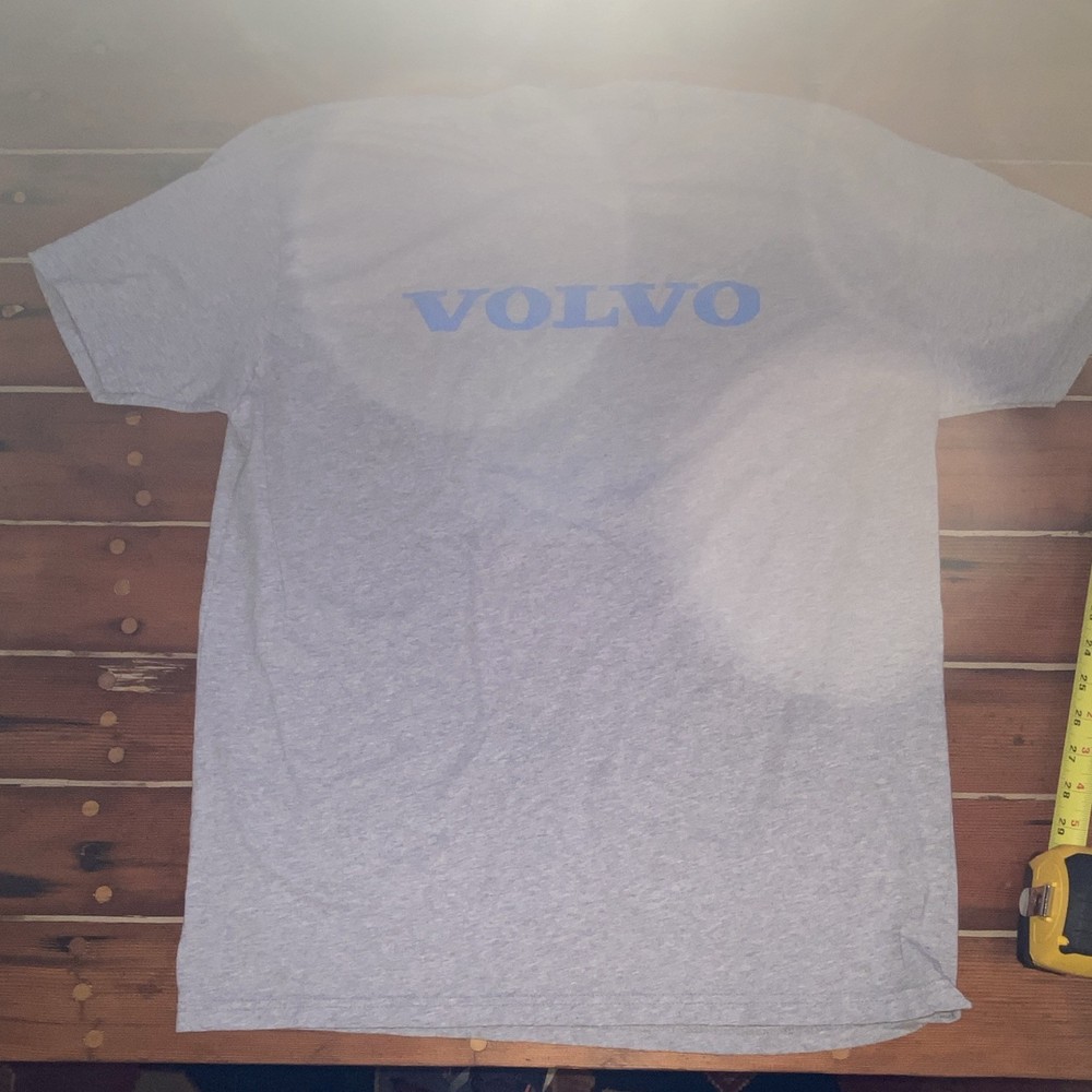 Men’s XL Gray VOLVO Graphic Logo Crew Neck Short Sleeve Tee