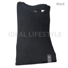 UNIQLO Soft Brushed T-Shirt S-4XL Long-Sleeve 100% Cotton Men 469940 NWT