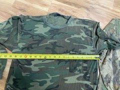 Vintage Ace Sportswear Shirt Mens L Camo Mossy Oak Long Sleeve Hunting USA 90s