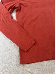 Public Rec Shirt Mens S Long Sleeve Orange Stretch