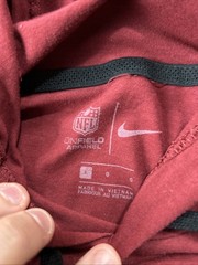 nike hooded long sleeve Shirt Mens Large Washington Football Red NFL On Field