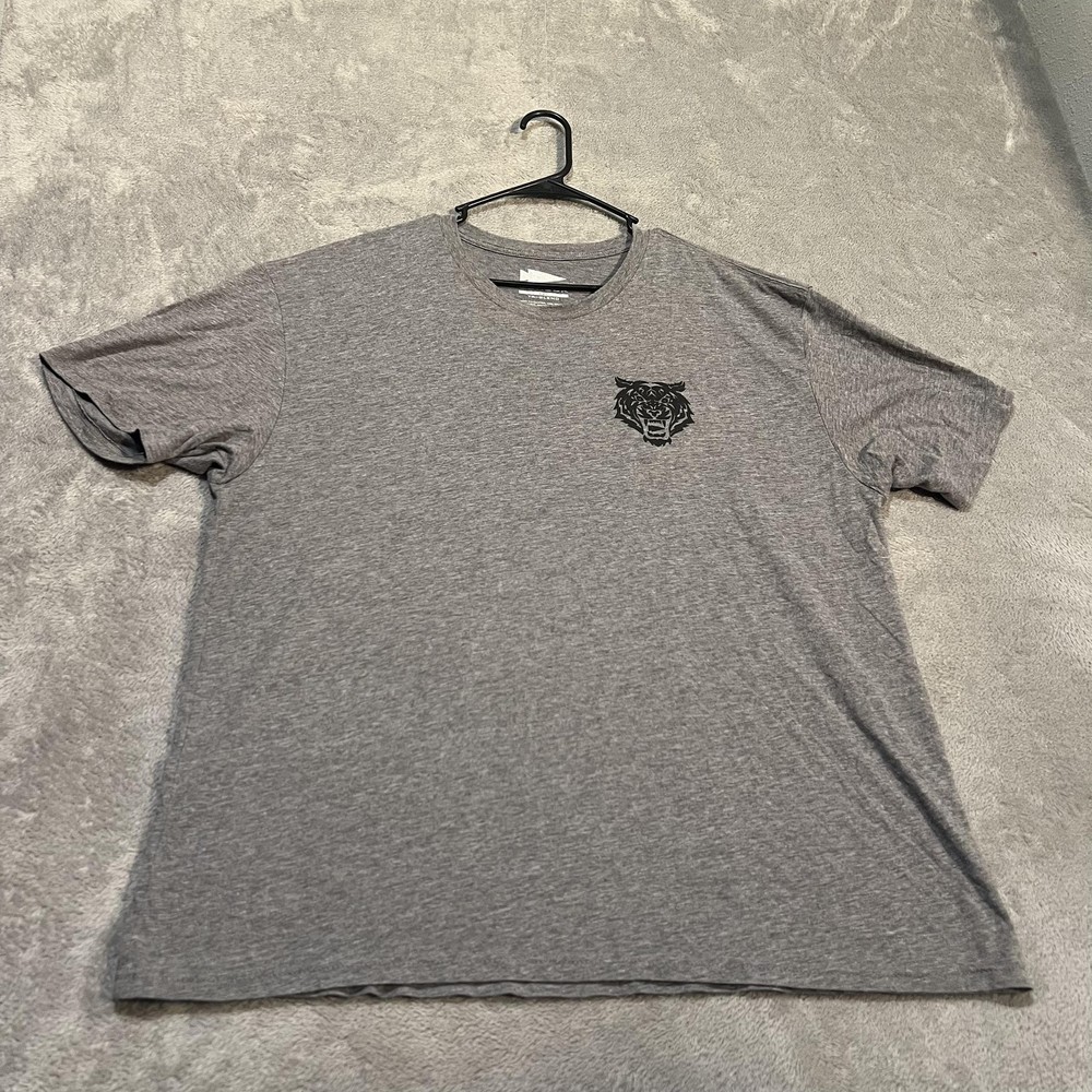 GORUCK Tribe Shirt Mens 2XL Gray Tiger Graphic Tri-Blend Tee T-Shirt Tagless