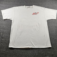 Fruit Of The Loom Shirt Mens 2XL White Dougzilla Snap-on Drag Racing Graphic Tee