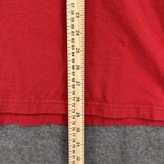 Duluth Trading 40 Grit Shirt Mens XL Red Henley Short Sleeve Cotton Standard Fit