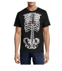 Way To Celebrate Mens Black Anatomy101 Short Sleeve Graphic Shirt Sz 3XL(54-56)