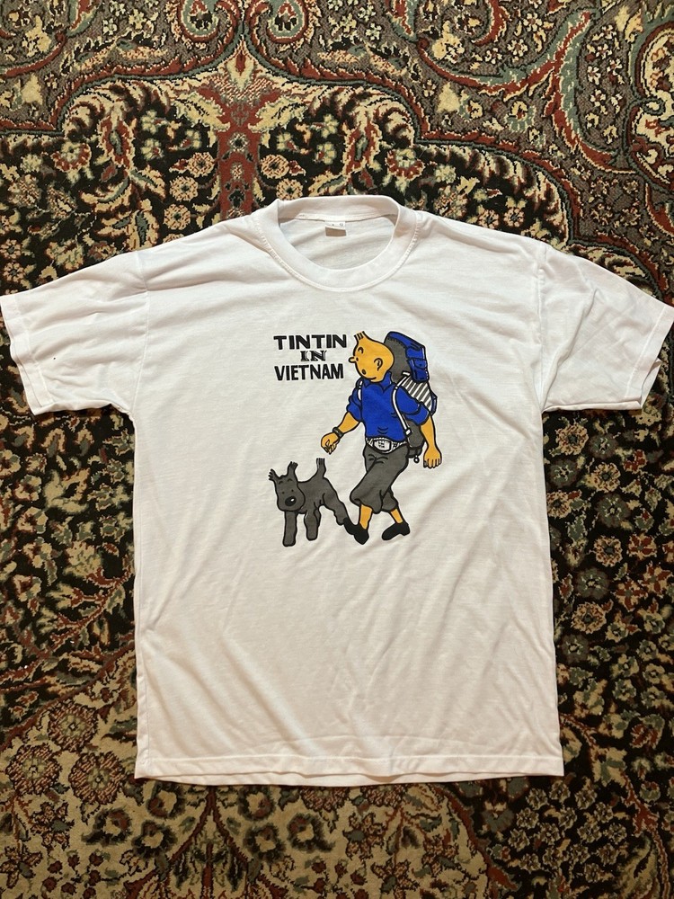 Tin Tin In Vietnam Vintage T Shirt Size Large 19×26