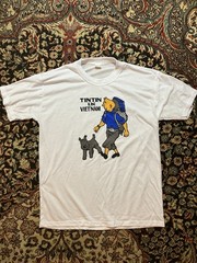 Tin Tin In Vietnam Vintage T Shirt Size Large 19×26