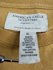 Vtg American Eagle Long Sleeve Rugby Football Shirt Heavy Cotton Y2K Mens XL