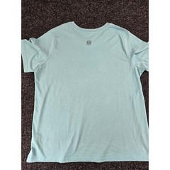 Adidas Mens 2X Graphic T-Shirt Teal Blue Camo Logo Regular Fit KC0799