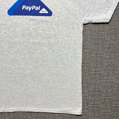 2012 PayPal Here T Shirt Mens Medium M Gray Beefy-T QR Code Corporate Tech Promo