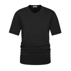 Men’s V-Neck T-Shirt – Premium 95% Cotton 5% Spandex Soft Slim Fit Tee, Breat…