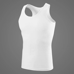 Men’s Plus Size Pure Cotton Vest Four Season Casual Sports Base T Shirt
