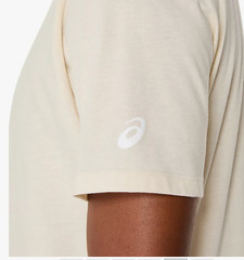 ASICS® Men’s MEDIUM Palm In The Sun “Get Outside” Short Sleeve T-Shirt – Oatmeal