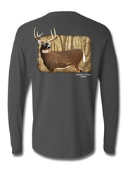 Southern Cross – Whitetail Legend – Long Sleeve Tshirt – Comfort Colors