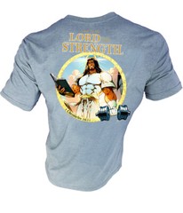 Iron Gods Buff Jesus Gym Shirt, Gym Tee, Pump Cover, Christian Clothing, Gym