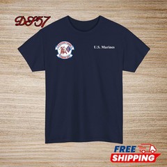 3rd Battalion 1st Marine Regiment USMC Small Logo T-Shirt S to 5XL Made In USA