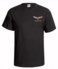 Chevy Chevrolet Corvette Logo Born In The USA Short Sleeve T-Shirt NEW Free Ship