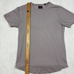 Cuts Curve Hem T Shirt Mens L Pink Mauve Pyca Pro Stretch Athletic Tee