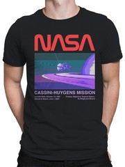 Officially Licensed Nasa Cassini-Huygens Mission to Saturn Men’s T-shirt