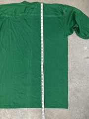 Vintage Sport-T By Stedman Shirt Mens Large Green Contrast Stitch Made USA 50/50