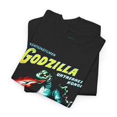 Sci Fi Retro Vintage Godzilla T-shirt Movie Tee Cult Film Monster Japanese Flick