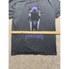 WWE Slam Crate Undertaker T-Shirt Mens Large Gray Loot Crate Wrestling Graphic L