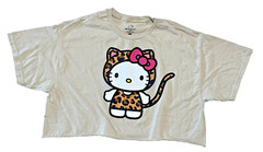 Sanrio Hello Kitty Red Crew Neck Short Sleeve LARGE LOT/3 VARIOUS DESIGNS