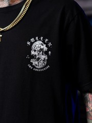Sullen Men’s Monarchy Short Sleeve Premium T-shirt Skull Cards Tattoo Style Tee