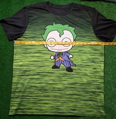 Batman Chibi Cartoon The Joker Performance Fabric T-Shirt Vibrant Color Size XXL
