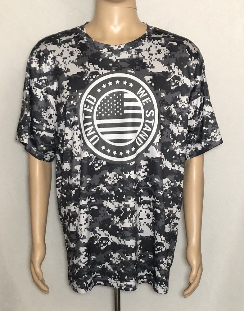 Colosseum United We Stand Men’s T-Shirt Gray XXL 100% Polyester