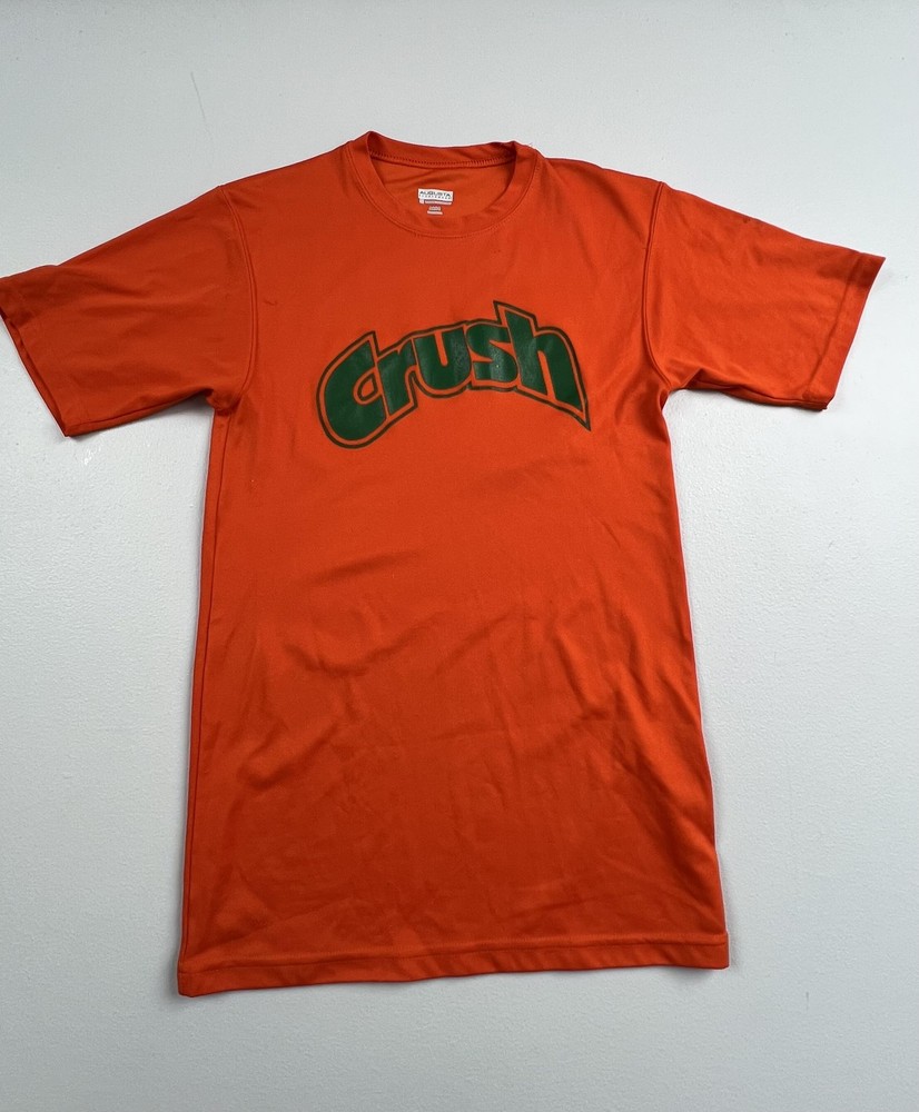 Augusta Sportswear Shirt Mens Small Orange Crush Soda 13 Graphic Tee Jersey
