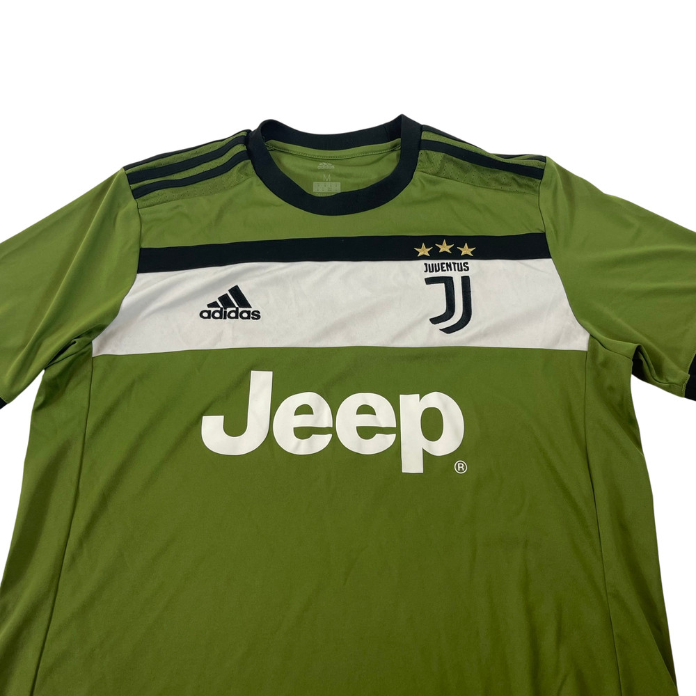 Adidas Climacool Juventus 2017/ 2018 Jersey Tee Shirt Mens Medium Green Jeep