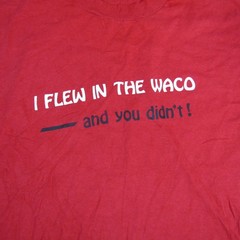 Vintage Waco Barnstormers Shirt Mens 2XL Red Biplanes Single Stitch 90s