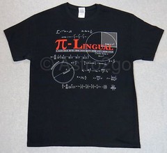 Pi-LINGUAL–Math Geometry Trigonometry Geek Nerd Science Teacher T Shirt S-4XL