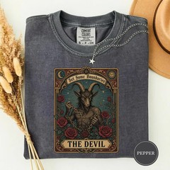The Devil Set Some Boundaries Comfort Tee Funny Sarcasm Quote