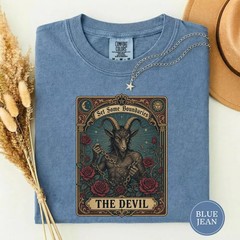 The Devil Set Some Boundaries Comfort Tee Funny Sarcasm Quote