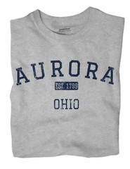 Aurora Ohio OH T-Shirt EST
