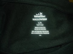 NWT Way to Celebrate Halloween Men’s Black Scary Clown Face T-Shirt L (42/44)