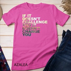 Challenge Yourself Motivational Quote Exercise Fitness Gym Unisex T-shirt