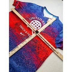 Nike Men’s Dri-FIT Running T-Shirt USA Miler FJ3411-635 Track Size Large NWT