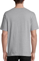 Hanes Men Crew neck T-Shirt 4-Pack ComfortSoft 100% Cotton Heavyweight Tee Plain