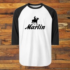 Marlin Gunmaker Guns Firearms Riffles Men’s Black Raglan S-2XL