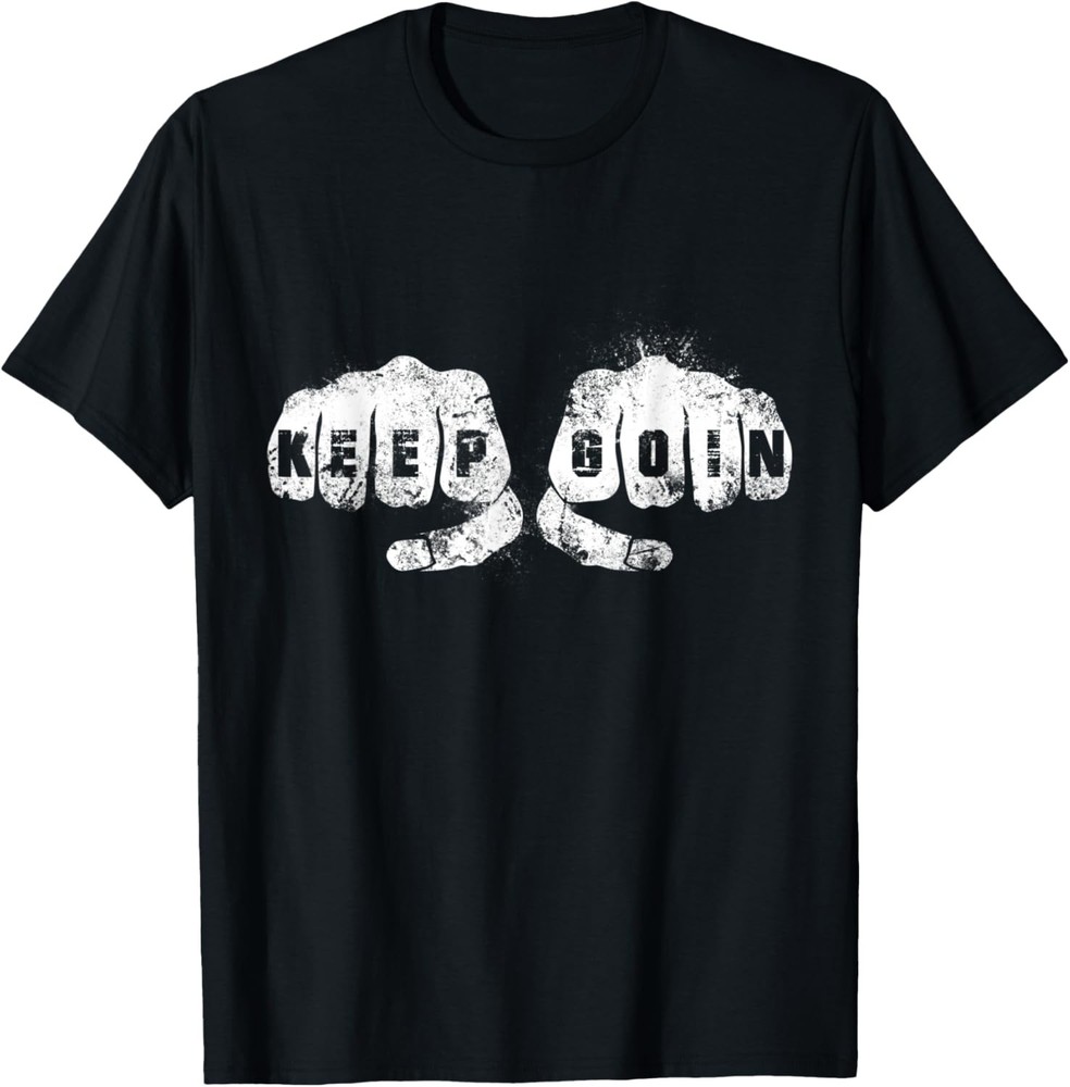 KEEP GOIN Hello and Goodbye Going Superhero Humor Vintage T-Shirt