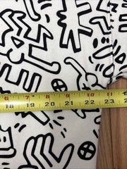 Keith Haring Black And White Pop Art All Over Print H & M Oversized Fit – Medium