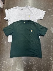 Lot Of 7 Carhartt Pocket T-Shirts Mens Large Loose Fit Mixed Colors Workwear