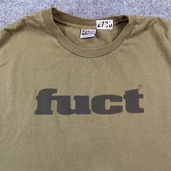 Vintage Y2K FUCT Friends-U-Can’t-Trust Longsleeve Skater Shirt XL 23×27 Green
