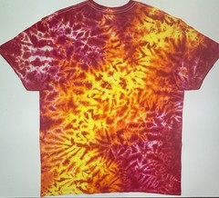 Gildan Handmade Tie Dye Unisex T-Shirt Size XL Multicolor Scrunch Design Tee NEW