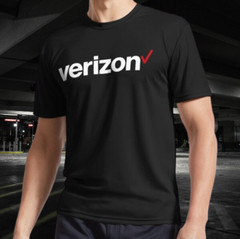 Verizon Logo Merchandise Active T-Shirt Funny Logo American T-shirt S to 5XL