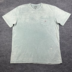 Jetty Men’s XL Light Blue Mineral Wash Pocket T Shirt 100% Cotton Casual Surf Te