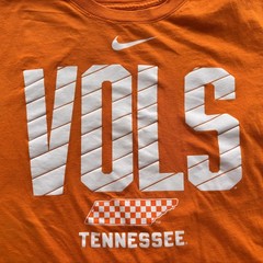 Tennessee Volunteers VOLS Shirt Mens Large Orange Graphic Tee T-Shirt Nike UT